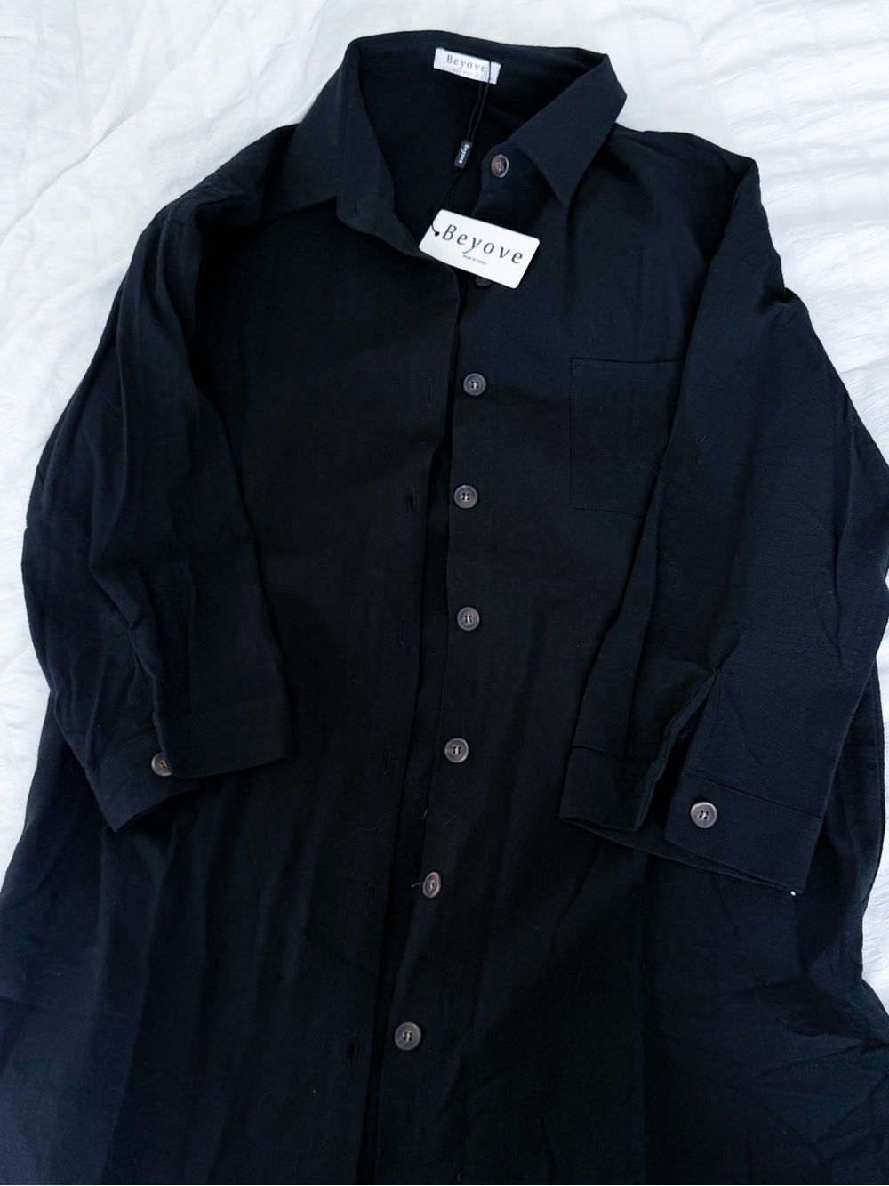 Black Button-Up